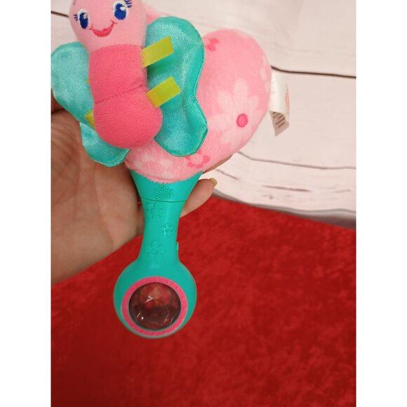 Bright Starts Light-Up Butterfly Baby Toy With Heart Shape & Rattle - Picture 6 of 6